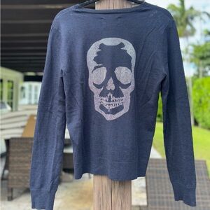Skull Graphic Long Sleeve Top